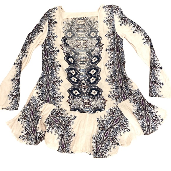 EUC Free People Boho Tunic Dress - Picture 2 of 4